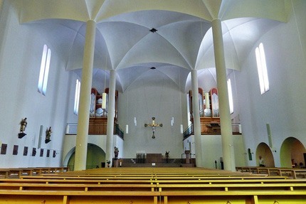 Het interieur van de St.Martinkirche