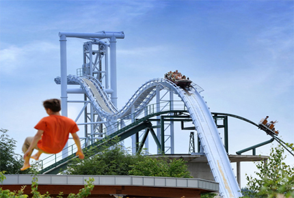 Wildwaterbaan pretpark Klotten