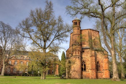 Ruïnes van de Hohenburg in Homburg