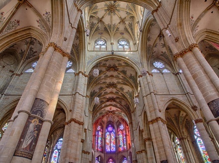 Gewelven in de Liebfrauenkirche